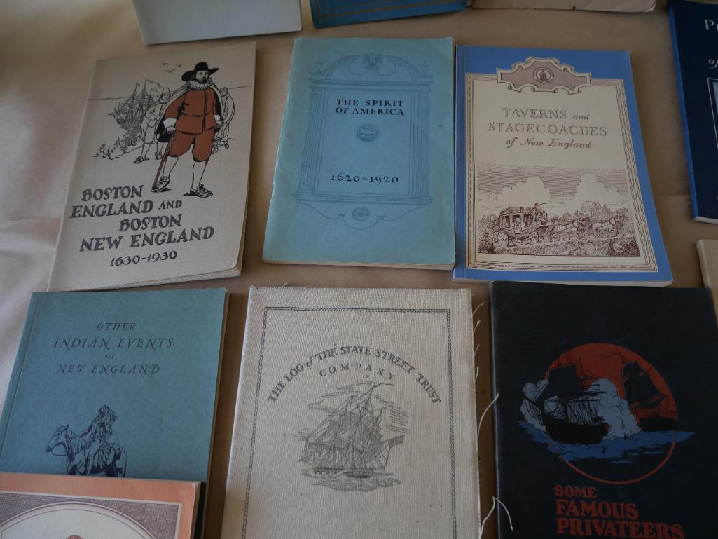 Twenty Eight Soft Back Books About New England