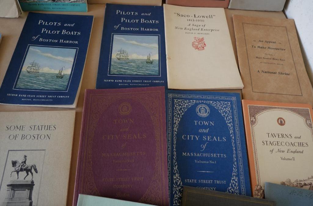 Twenty Eight Soft Back Books About New England