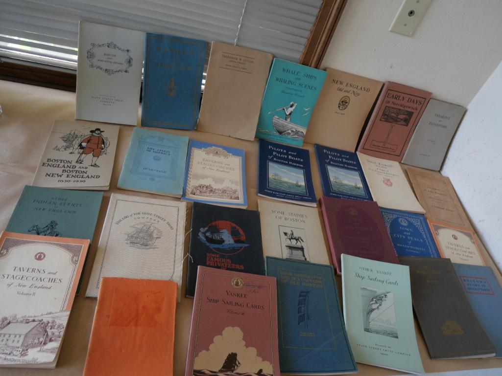 Twenty Eight Soft Back Books About New England