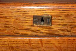 Excellent Hardwood Four-Drawer Filing Cabinet