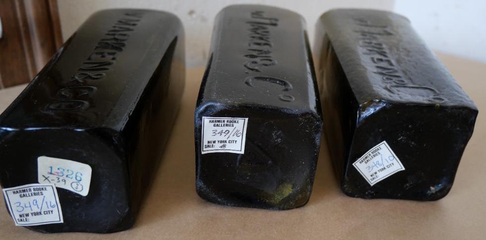 Three Rare V Marken & Co Case Gin Bottles