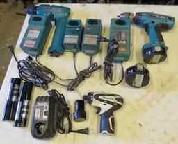Makita Drills with Chargers