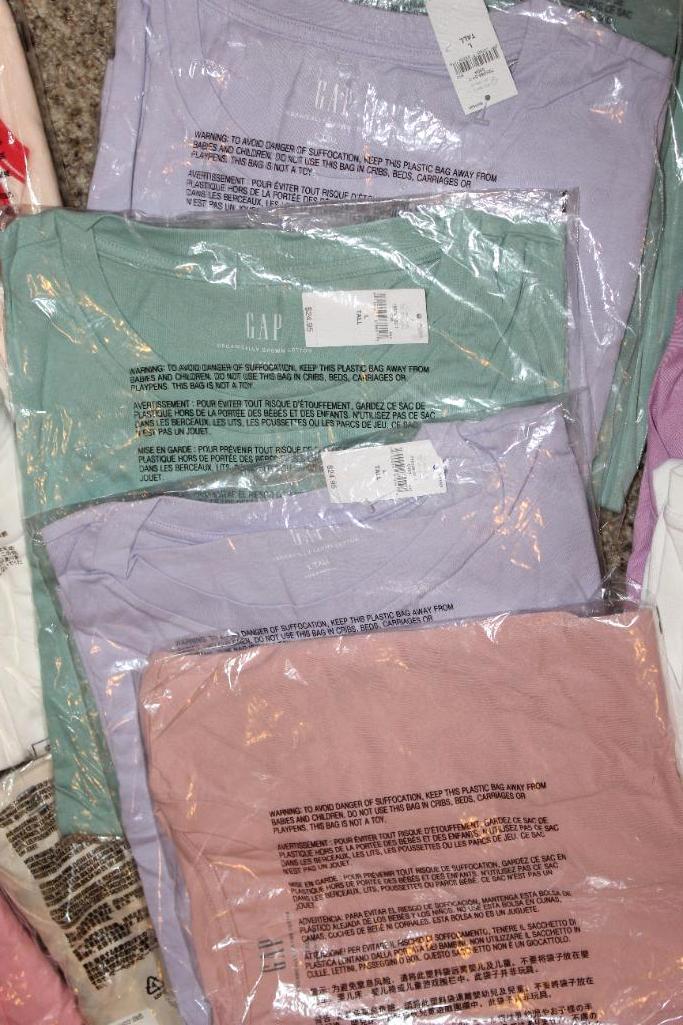 Pile of New Shirts from Gap