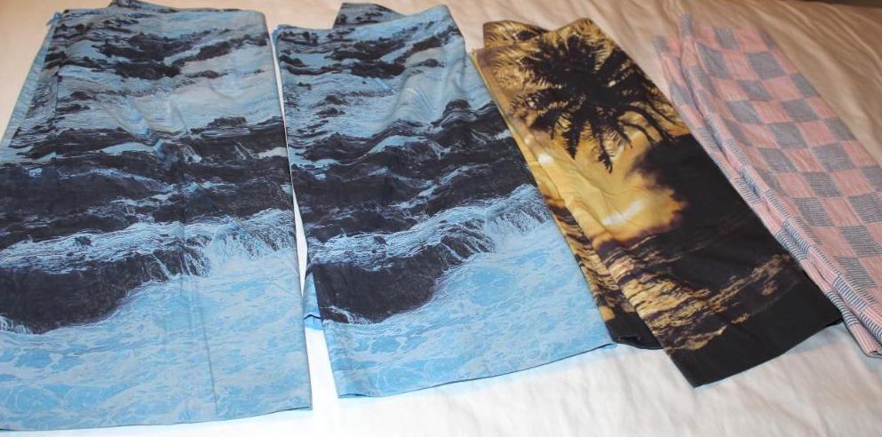 Three Landscape Print Skirts and One More