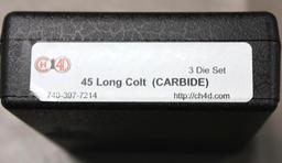 CH Tool and Die 45 Long Colt (Carbide) 3 Die Set