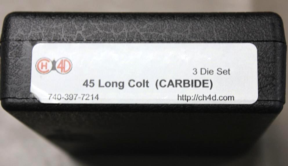 CH Tool and Die 45 Long Colt (Carbide) 3 Die Set