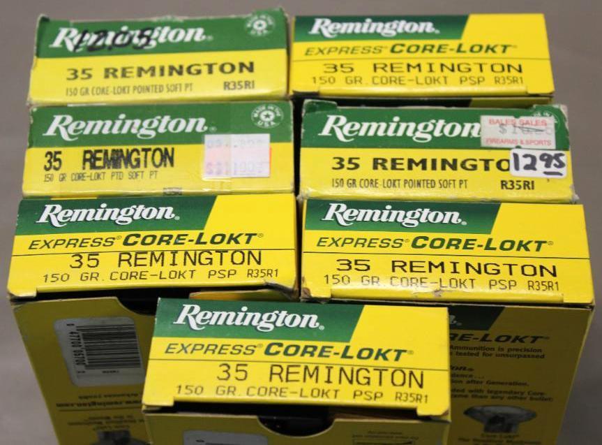 140 Rounds Remington 35 Rem Core-Lokt Ammunition