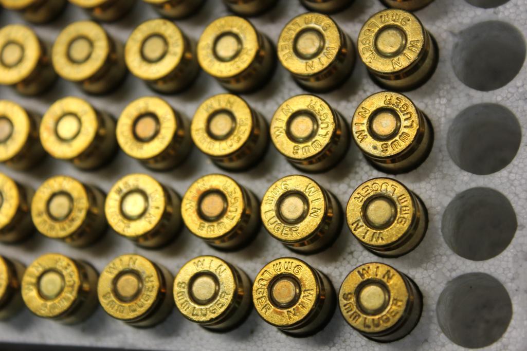 95 Rounds Winchester 9mm Luger Ammunition