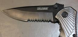 Four Large Folding Knives