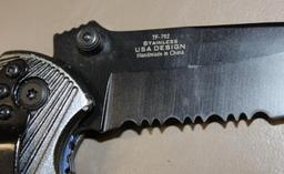 Four Large Folding Knives