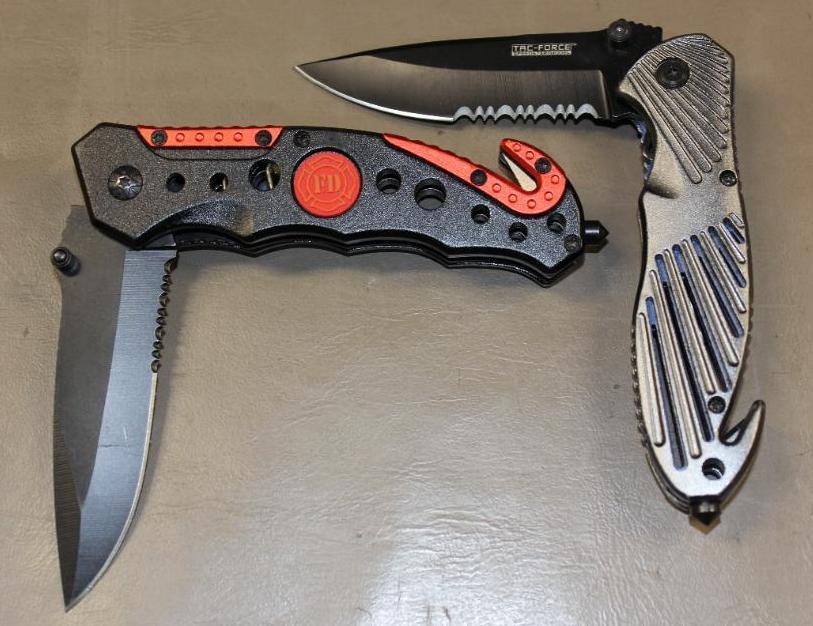 Four Large Folding Knives