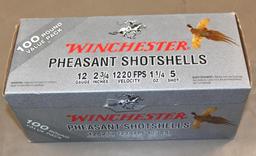 100 Round Value Pack Winchester 12 Gauge Pheasant Loads