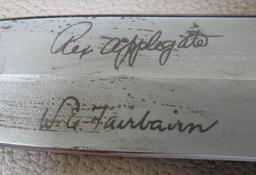Rex Applegate Blackjack A2 Applegate Fairbairn Dagger