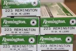 100 Rounds Remington UMC 223 Remington Rifle Ammunition