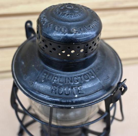 M.M. Buck Mfg. Co Burlington Route Lantern