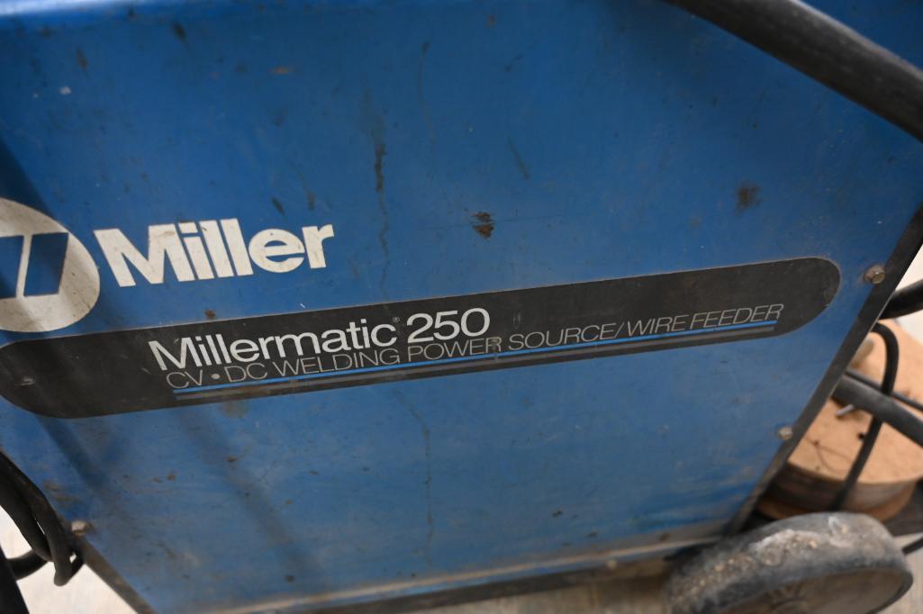 Millermatic 250 CV-DC Wire Feed Welder with Cart