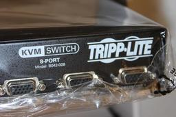 Tripp Lite 8-Port 1U Rack-Mount USB/PS2 KVM Switch with On-Screen Display