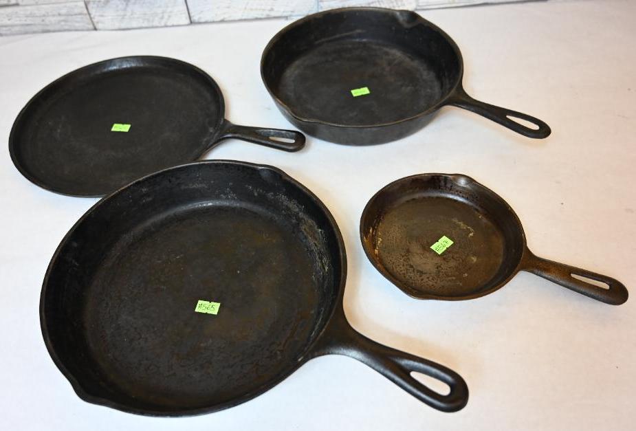 Four Piece Cast Iron Grouping