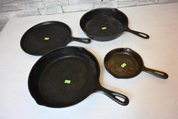 Four Piece Cast Iron Grouping