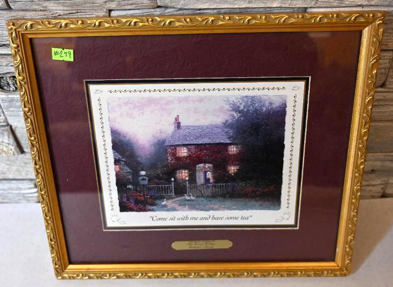 Thomas Kincade Pye Corner Cottage Print