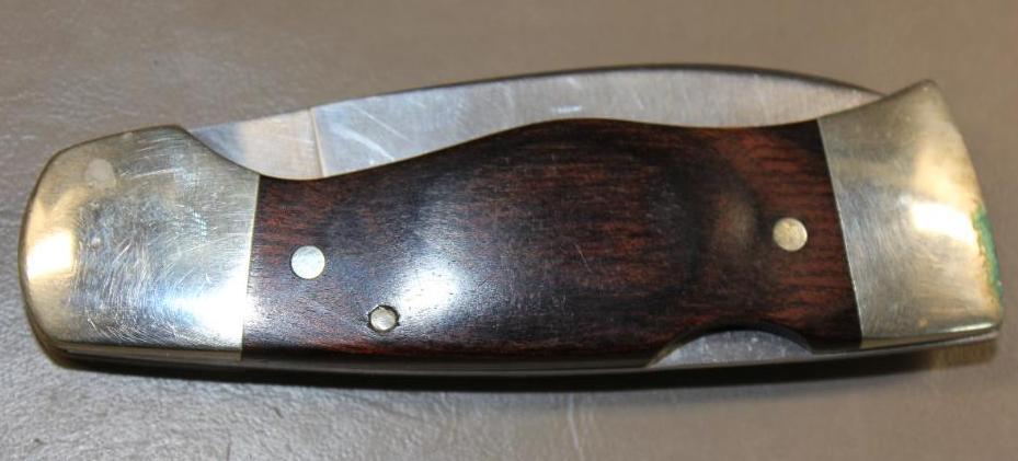 Excellent Western Folding Knife S-532 and Sheath
