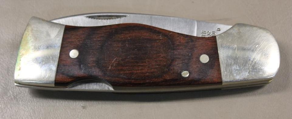 Excellent Western Folding Knife S-532 and Sheath
