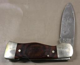 Excellent Western Folding Knife S-532 and Sheath