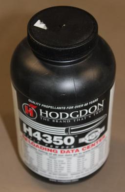 Full 1 lb. Container Hodgdon H4350 Rifle Powder **NO SHIPPING.**
