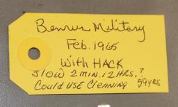 Benrus Military Watch Dated Feb 1965