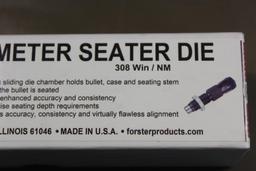 Forster Ultra Micrometer Seater Die 308 Win/NM New in Box