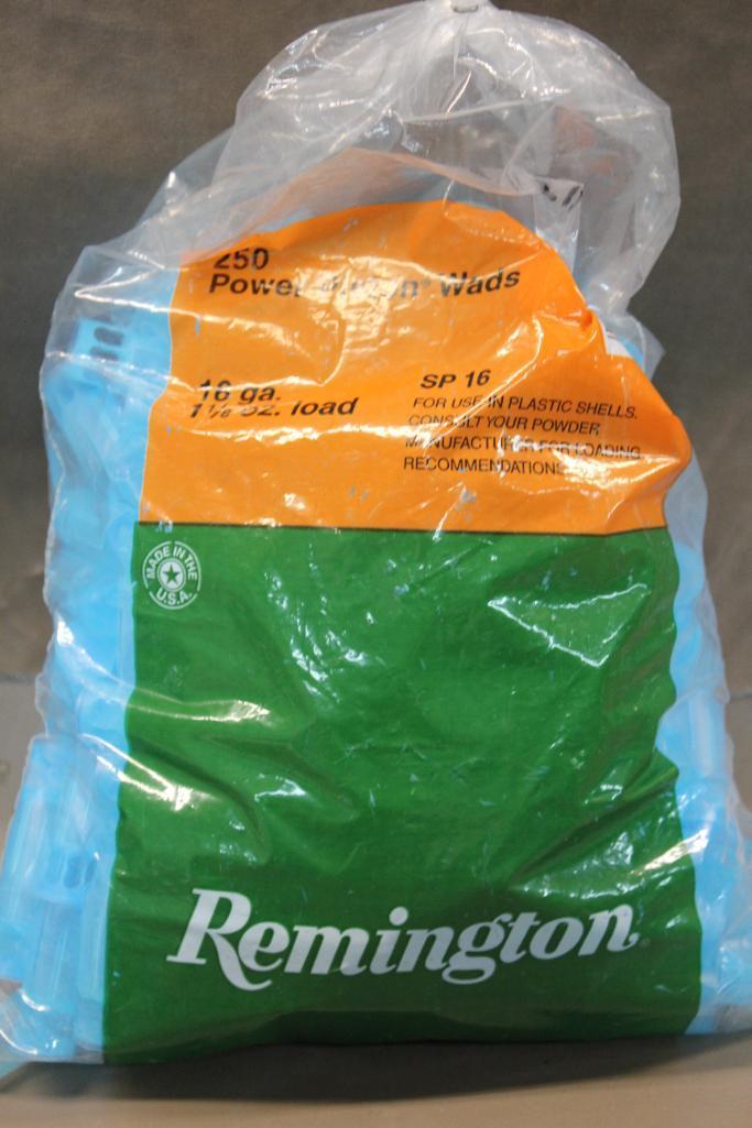 16 Gauge Primed Fiocchi Hulls and Remington Wads