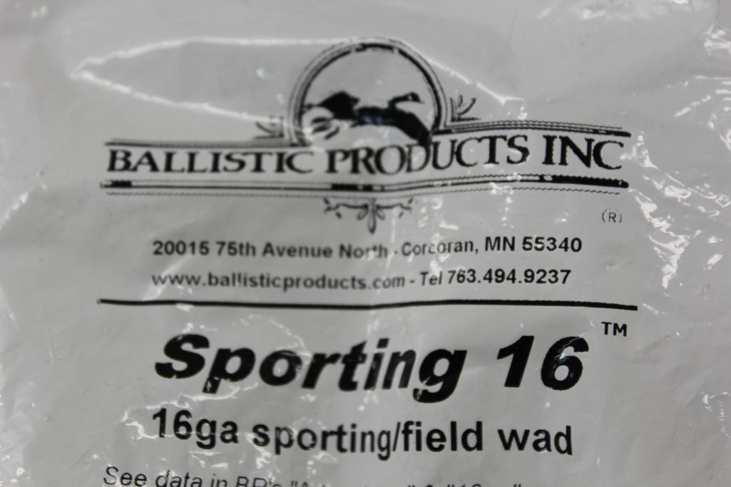 16 Gauge Shotgun Wads for Reloading