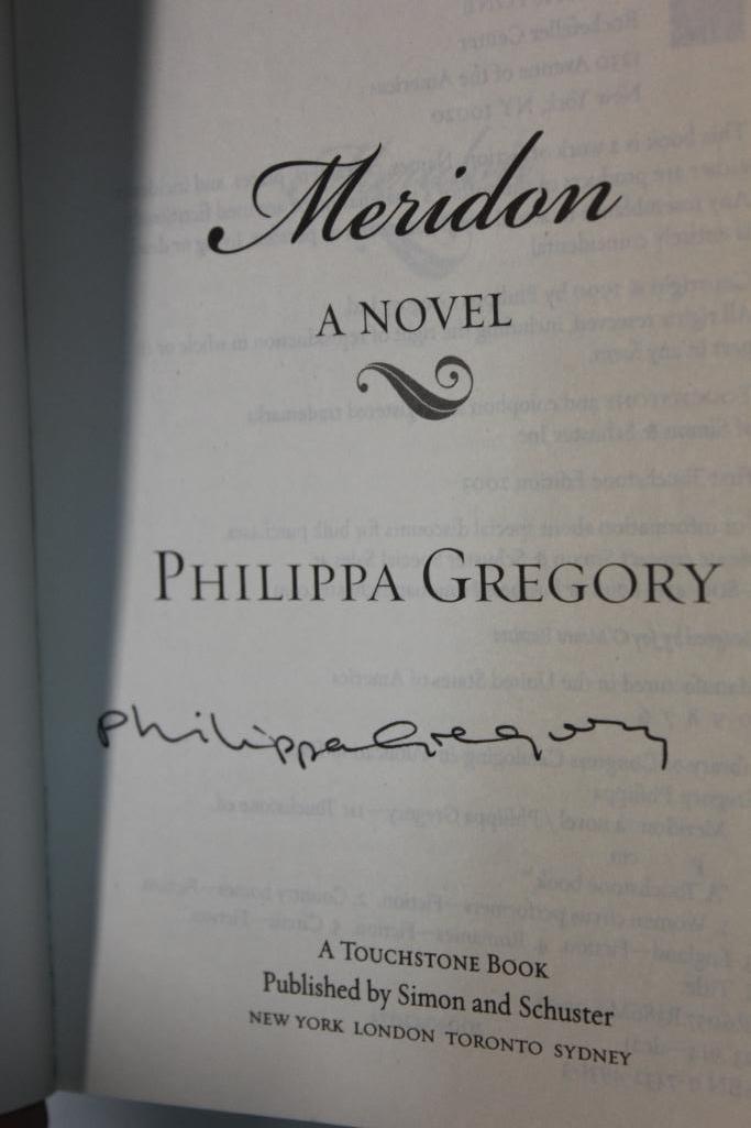 Six Novels Signed by Author, Phillipa Gregory