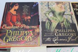 Six Novels Signed by Author, Phillipa Gregory