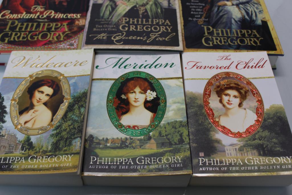 Six Novels Signed by Author, Phillipa Gregory