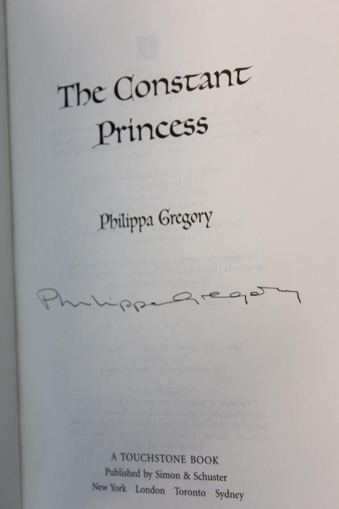 Six Novels Signed by Author, Phillipa Gregory