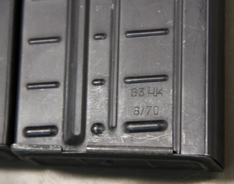 Four H&K 91 CETME G3 Magazines 20 Round Capacity **NO CO SALES**