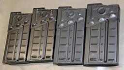 Four H&K 91 CETME G3 Magazines 20 Round Capacity **NO CO SALES**