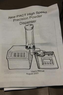 PACT High Speed Precision Powder Dispenser and Scale