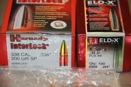 Large Selection of Bullets for Reloading