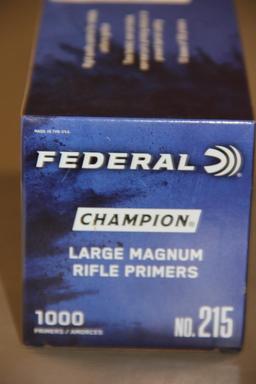 1000 Federal Large Magnum Primers No. 215 NO SHIPPING