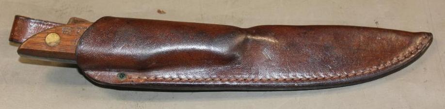 Unusually Shaped Herter's Inc. Fixed Blade Sheath Knife