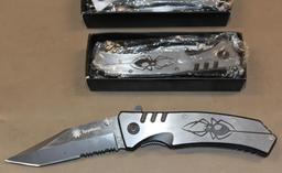Three New Counterfeit Spyderco Steel Folding Knives