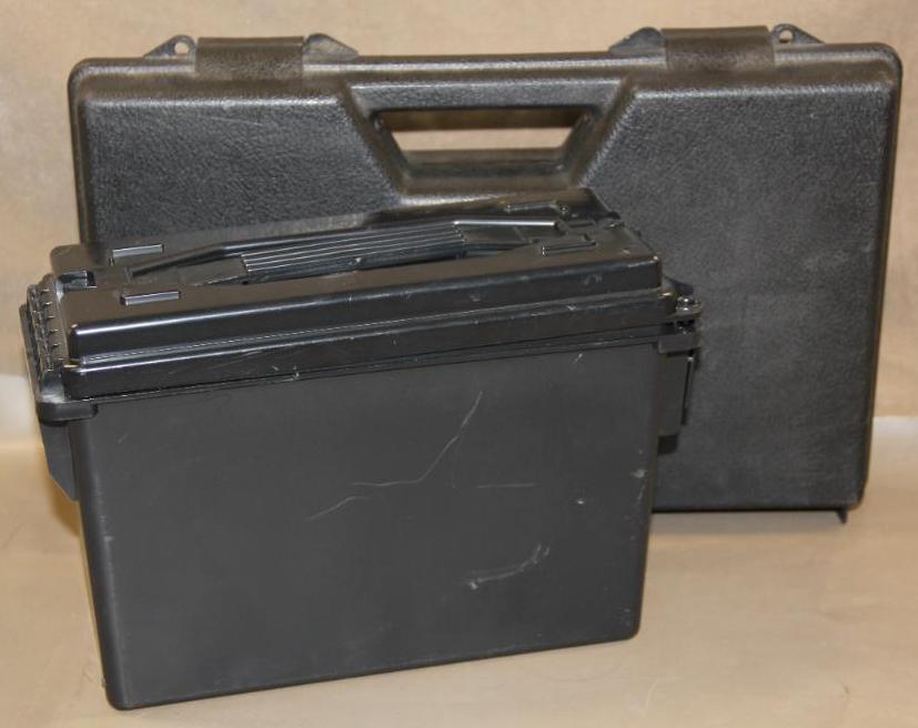 Berry's Poly Ammo Can and Intratec Foam-Lined Handgun Case