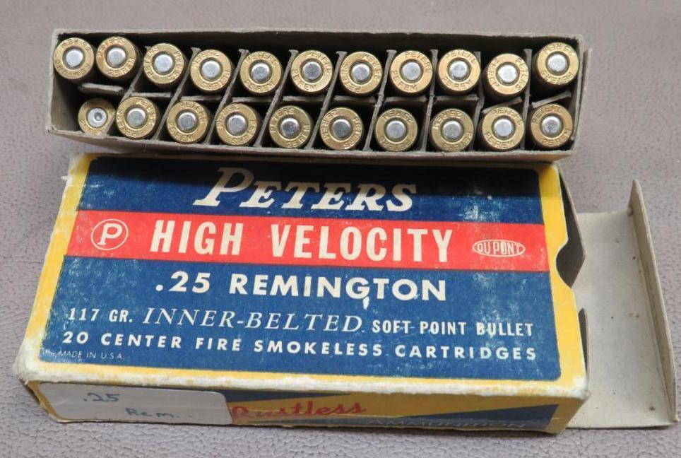 Peters 25 Remington Ammunition