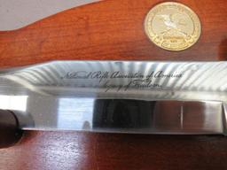 NRA Limited Edition Bowie Knife with Display Plaque