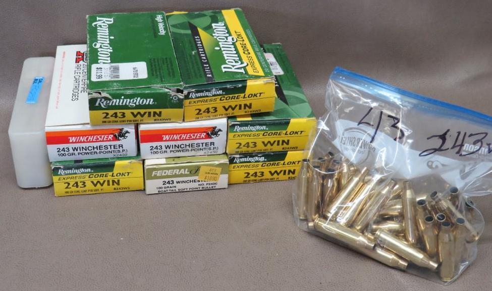 243 Winchester Brass for Reloading