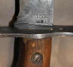 Large Plumb Bolo Knife with Scabbard