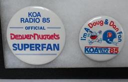 KOA Broncos / Nuggets Collector Buttons