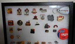 Radio Advertising Collector Pins Grouping